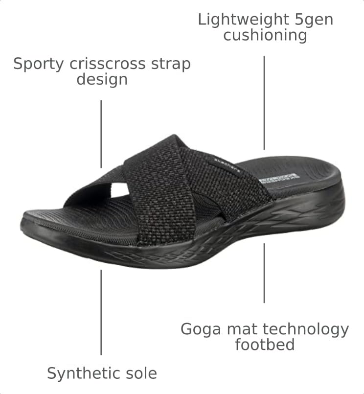 Image of Skechers Women's On-The-Go 600 Glistening | Casual, 5GEN Cushioning, Air-Cooled Goga Mat, Machine Washable, Lightweight