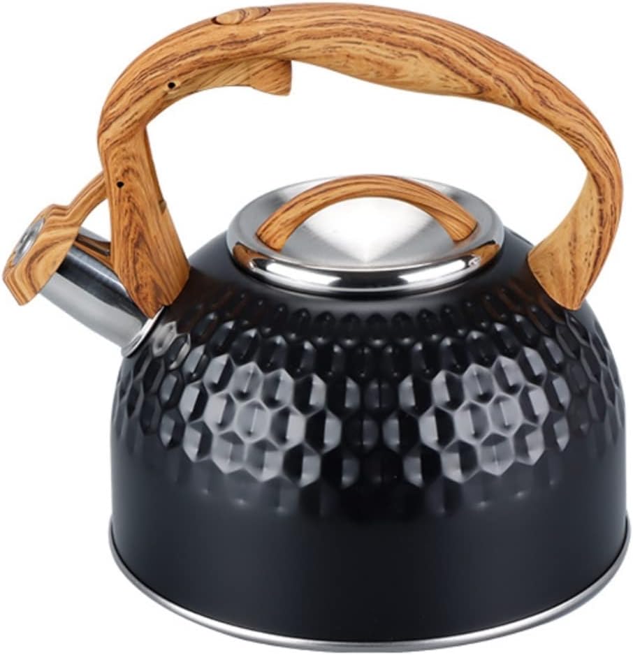 RUVOO Kettle Stovetop Whistling Tea Kettle Stainless Steel Whistling Kettle 2.5L Hot Water Boiler Kettle Stovetop Tea Kettle Teapot Tea Kettle Stovetop Teapot