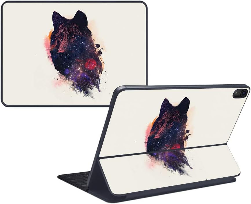MightySkins Skin Compatible with Apple iPad Pro Smart Keyboard 11" (2018) - Focus - Protective, Durable, and Unique Vinyl Decal wrap Cover - Easy to Apply, Remove, and Change Styles - Made in The USA