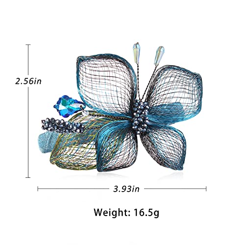 Mistofu Hair Barrettes Clips For Women - 2Pcs Copper Wire Hand-Woven High-Level Design Barrettes Elegant Hair Accessories thumb #5