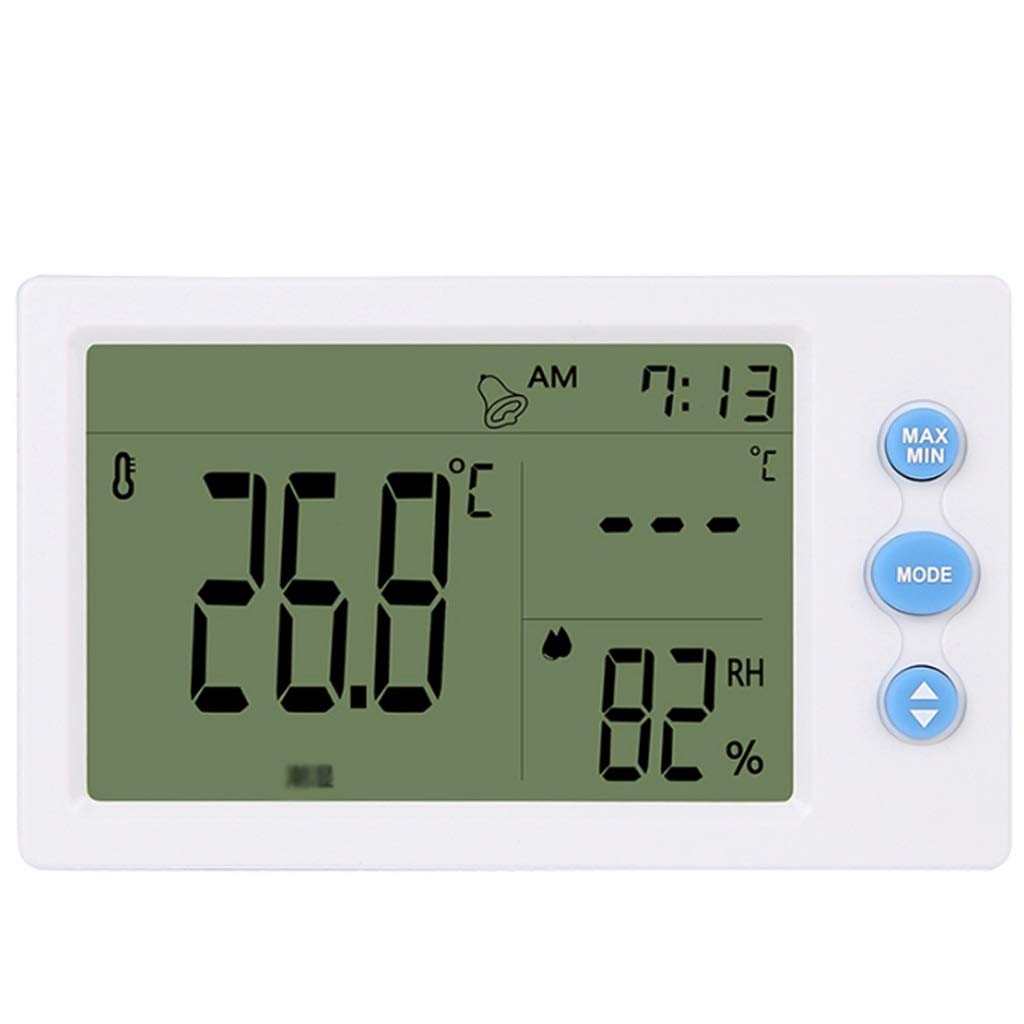 Misuratore di Temperatura e umidità ad Alta precisione con Display Digitale da Parete, sensore Multifunzione per Cintura per Uso Domestico