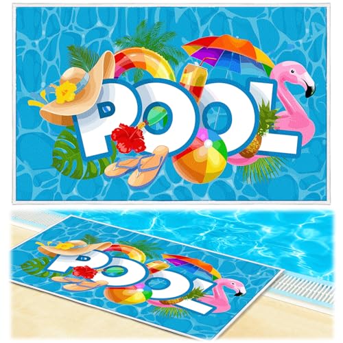 Nuanchu Tropical Flamingo Pool Mat