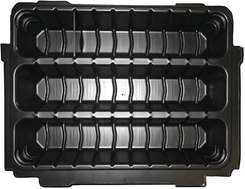 Miniatura 5 de Makita 197210-9 Funda de enclavamiento, pequeña4-38 "x 15-12" x 11-58" y P-83696 MAKPAC Caja de enclavamiento Bandeja de inserción de 3 filas con 6