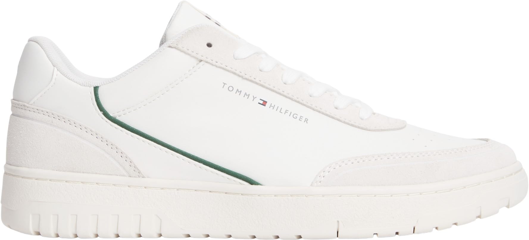 Tommy Hilfiger Herren Th Basket Core Leather Suede Mix Fm0fm05881 Low Top