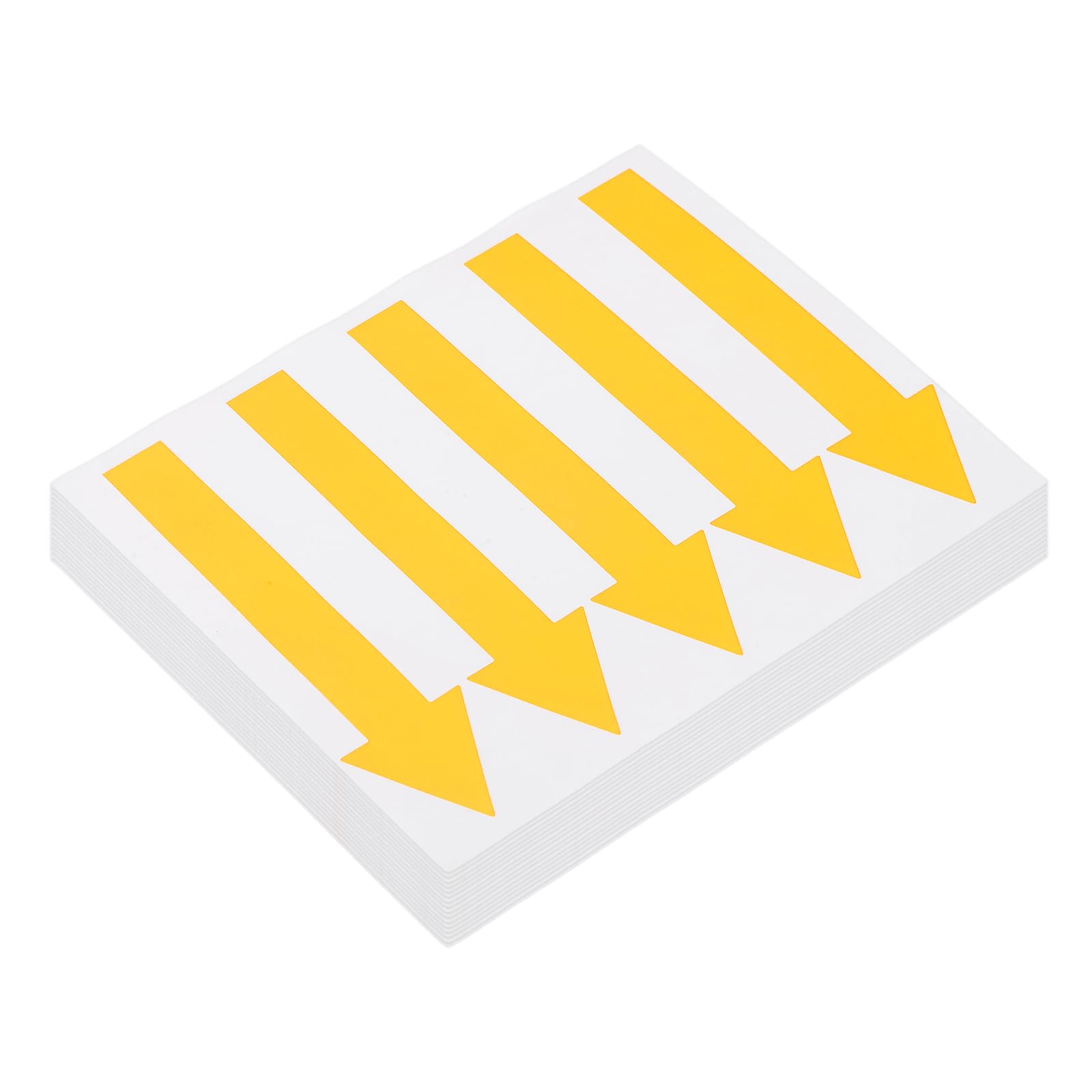 PATIKIL Arrow Sticker,12x3cm,Floor Arrow Sign Sticker,Orange,80Pcs