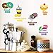 Wandaufkleber Süße Lebensmittel Cupcake Küche Refridgetor Decor Wandtattoo Kreative Kuchen Shop Fensterglas Wandbild Poster Schöne Cabnit Aufkleber