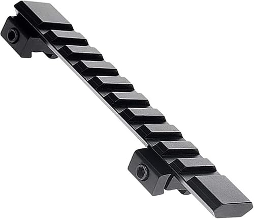 Adaptador de montaje elevador de riel Picatinny Weaver de cola de milano de 0.433 in a 0.787 in para alcance de rifle de pistola de aire