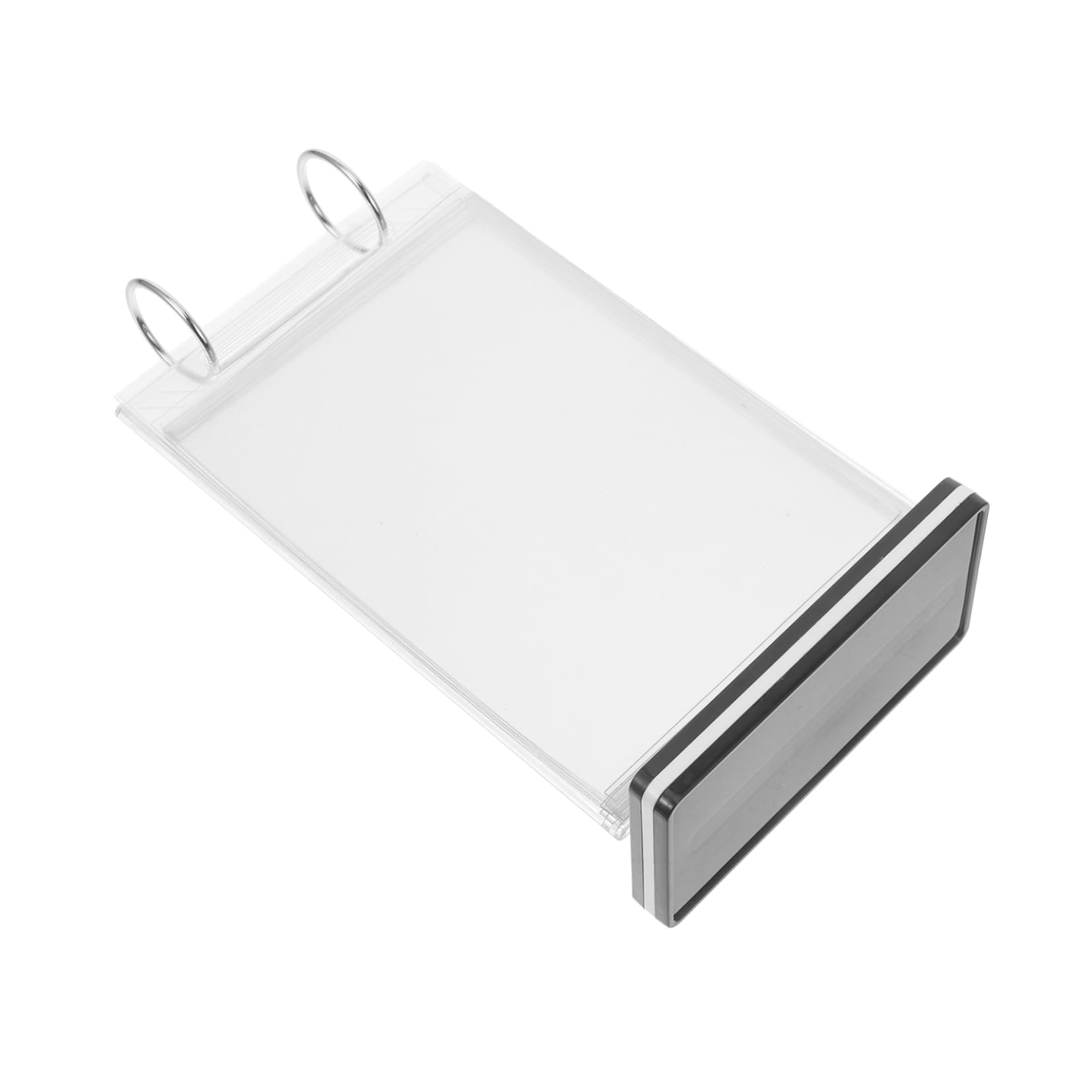 Operitacx 3piezas Soporte De Menú Transparente Para Exhibición De Precios Restaurantes y Supermercados Soporte De Mesa Vertical Para Carteles y Menús Display