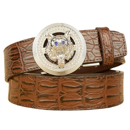 Ceinture boucle automatique homme argentée à crémaillère pour un ajustement précis