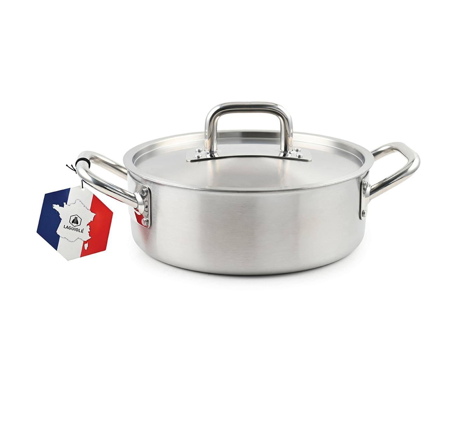 LAGUIOLE Faitout triplex 28 x 11 cm, acier inoxydable 304, 6 litres, induction