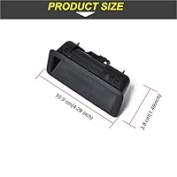 Vista 5 de MOCW Interruptor de liberación del mango del maletero de maletero para BMW 1 3 5 Series X6 X5 X1 E60 E90 E91 E92 E93 E70 E71 Reemplazar 51247118158