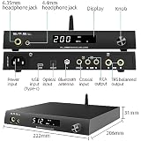 SMSL DL200 ES9039Q2M Audio DAC i wzmacniacz słuchawkowy HiFi, słuchawki 6,35mm/słuchawki 4,4mm/TRS zrównoważone wyjście liniowe/RCA niezrównoważone wyjście liniowe, podwójny tryb USB2.0/1.1, TND+N