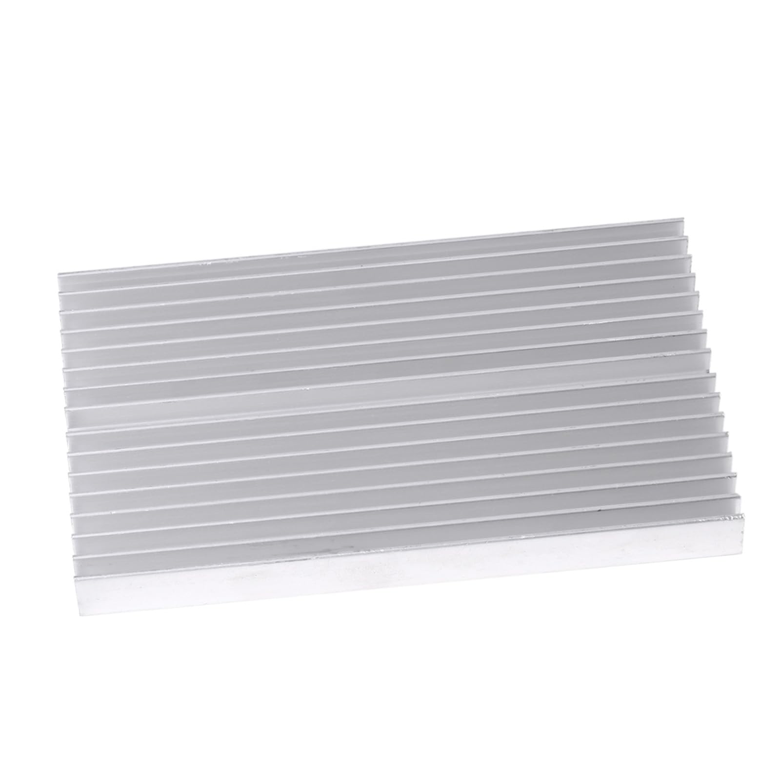 Aluminiowy radiator z aluminium w kształcie kratki – chłodnica Heatsink do tranzystora mocy IC LED jako komponent do odprowadzania ciepła 100 x 60 x 10 mm