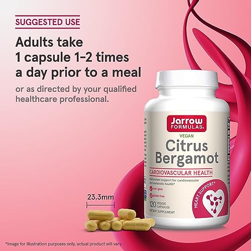 Jarrow Citrus Bergamot Supplement 500 mg, 120 Veggie Caps - image 7