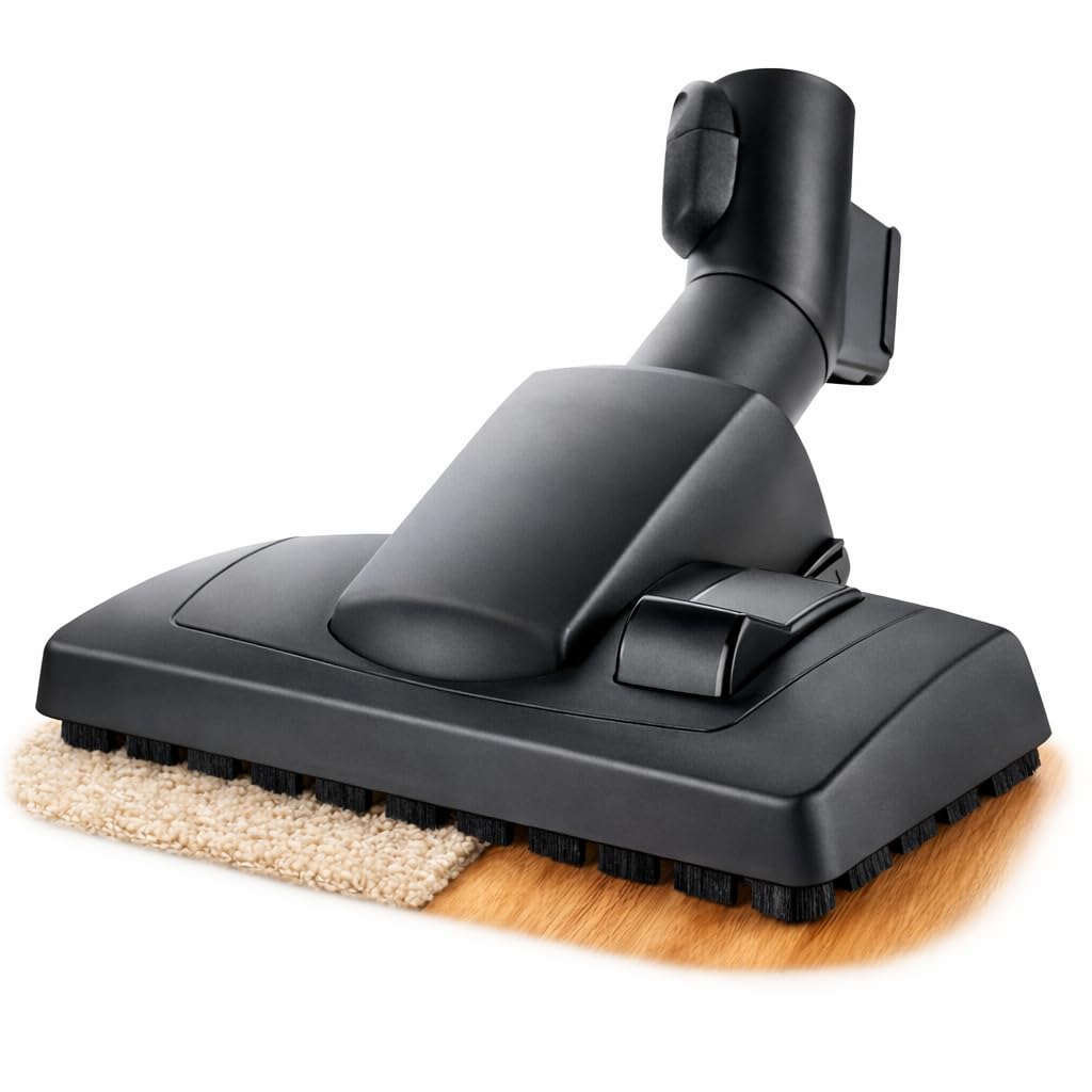 Microsafe® Brosse de sol commutable avec dispositif de verrouillage et d’accrochage Convient pour aspirateur Miele S 4211, S4211/S 5211, S5211 Kombidüse