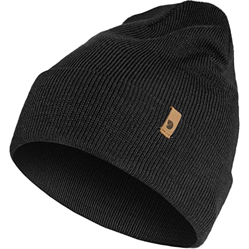 Fjällräven Unisex Classic Knit Hat, Schwarz (Black), Einheitsgröße EU