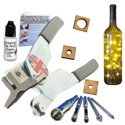 Stained Glass Cutting Kit with Tools and Bits