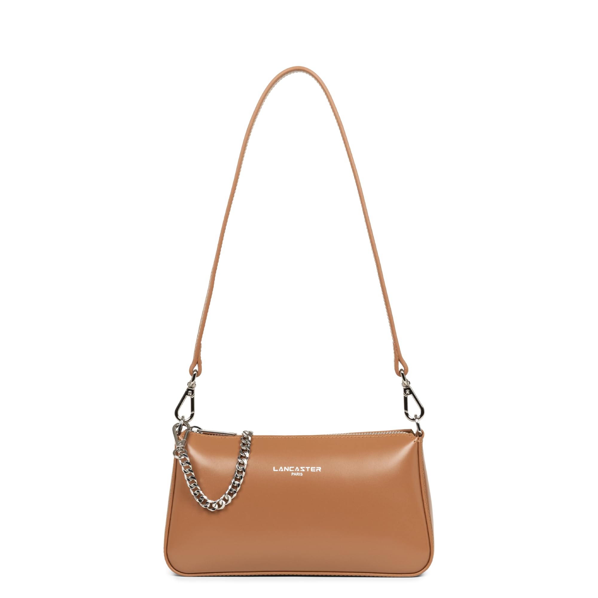 LANCASTER Sac porte epaule Ref 55236 Camel 22 * 12 * 8