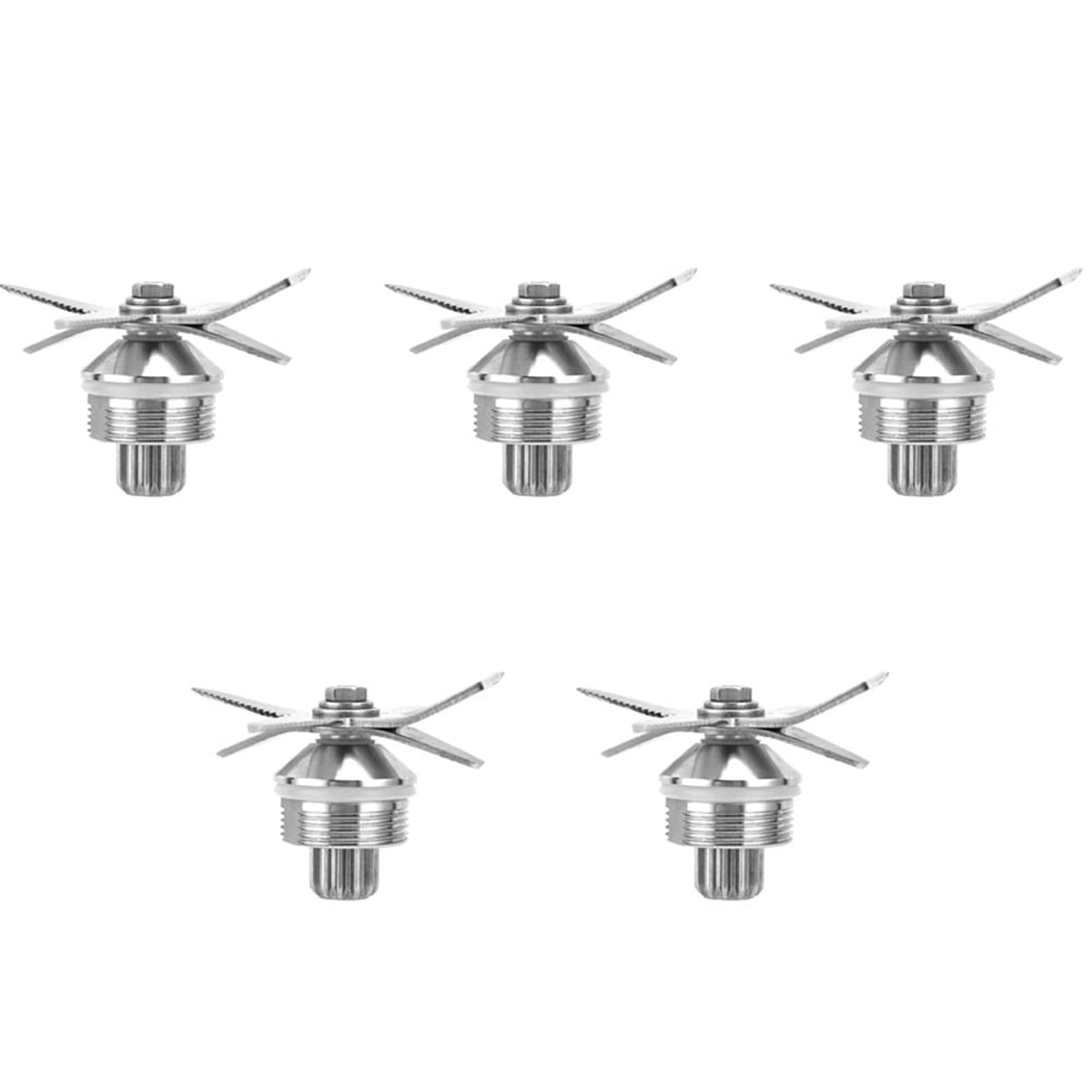 Hndhbfgrt 5X Blender Blade Replacement, 6-Blade Juicer Replacement Blade, Blender Replacement Parts for Blender