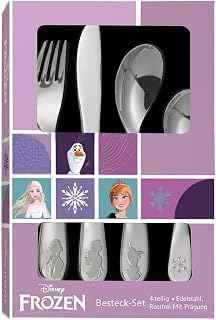 Frozen Die Eiskönigin Kinderbesteck Set 4-teilig Edelstahl