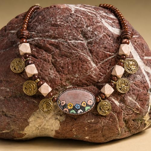Image of AAKRITI ART CREATIONS Handcrafted Ethnic & Tribal Necklace Collection | Dhokra, Boho, Talisman & Statement Designs | Artisan Collar, Pendant & Lariat Jewelry for Women
