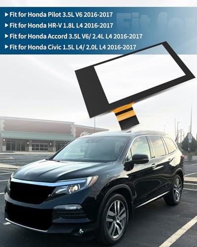 Image of 7 inch Navigation Touch Screen Digitizer Fit for Honda Accord 2016 2017, Radio Stereo LCD Display Monitor, Replacement 39710-TBA-305 39101-T2F-A61 39101-T2F-A71 39101-T2F-C71