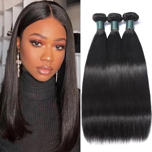 Great Grace Brazilian Straight Hair Bundles 12-16" 3pcs