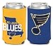Caseys NHL St Louis Blues State Design Can Cooler 1-Pack 12 oz. (Foldable, 2-Sided Design), red, black, white