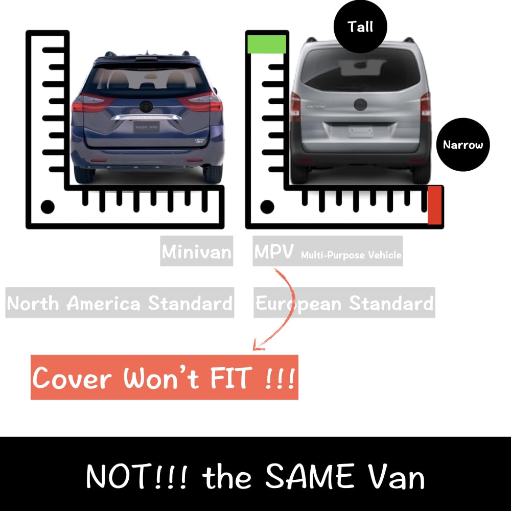 Urby Sienna Car Cover and Odyssey Car Cover Ultimate Waterproof Solution Ideal Fit as Mini-Van Cover for Caravan — view 3