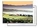 Produktbild Unified Distribution Toscana Italien Mediterane Landschaft - 80x60 cm - Bilder & Kunstdrucke fertig auf Leinwand aufgespannt und in erstklassiger Druckqualität