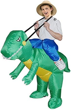 Arber Inflatable Dinosaur Costume - Fan Operated Kids Size Halloween Costume By