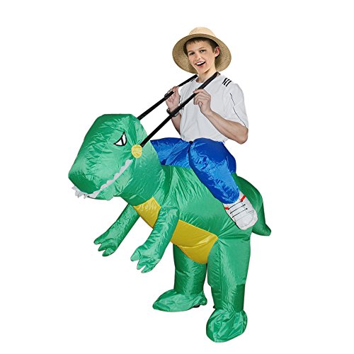 Arber Inflatable Dinosaur Costume - Fan Operated Kids Size Halloween Costume By