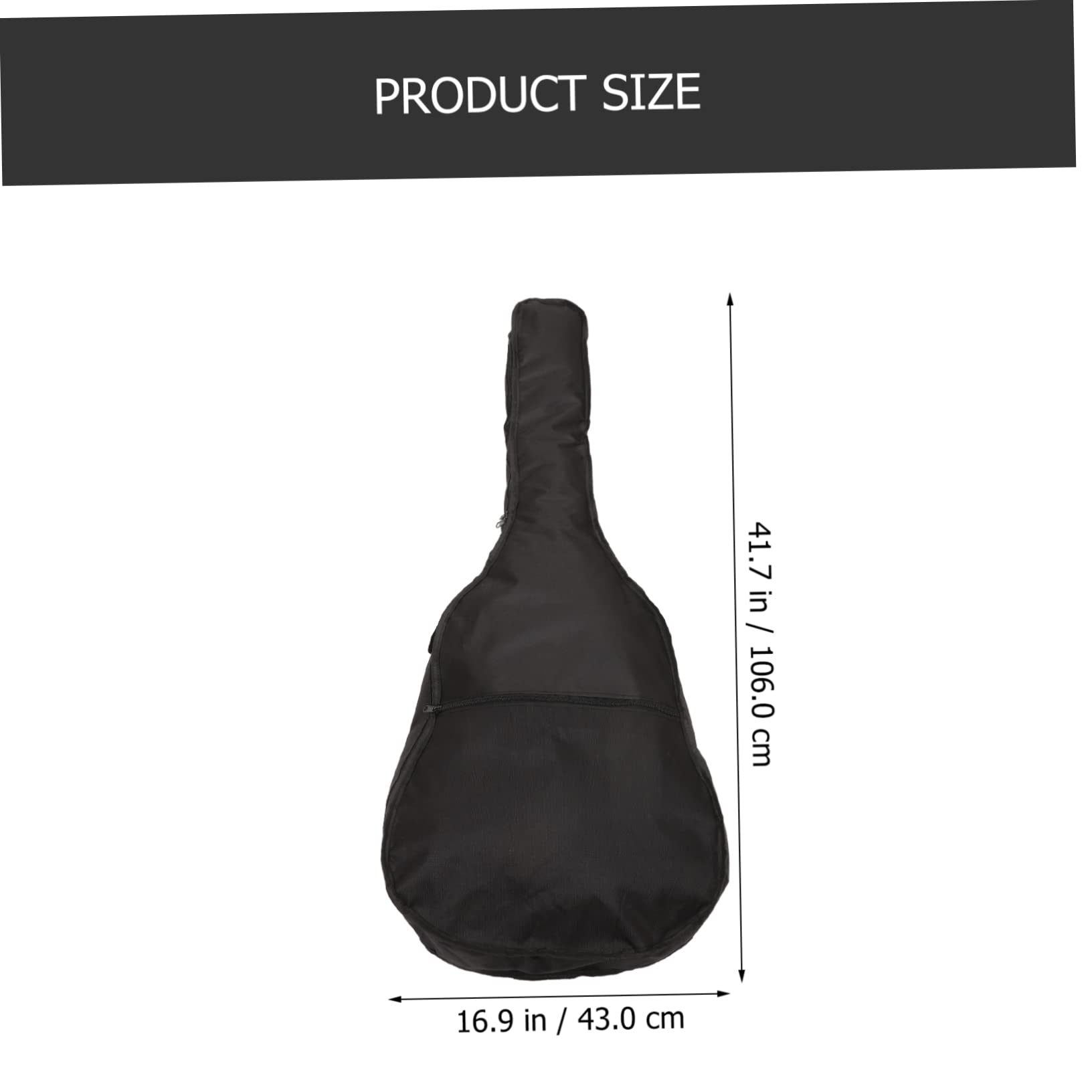 NULYLU Portable Guitar Storage Case 40/41 Waterproof Gig Bag Padded Shoulder Strap for Boys and Girls