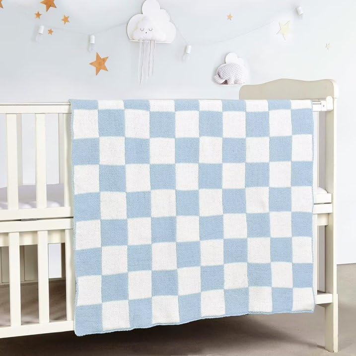 CREVENT 2Pcs 75cmX100cm Cute Cozy Fluffy Warm Baby Blankets for Infants Toddlers' Bedding Crib Cot Stroller - Image 3