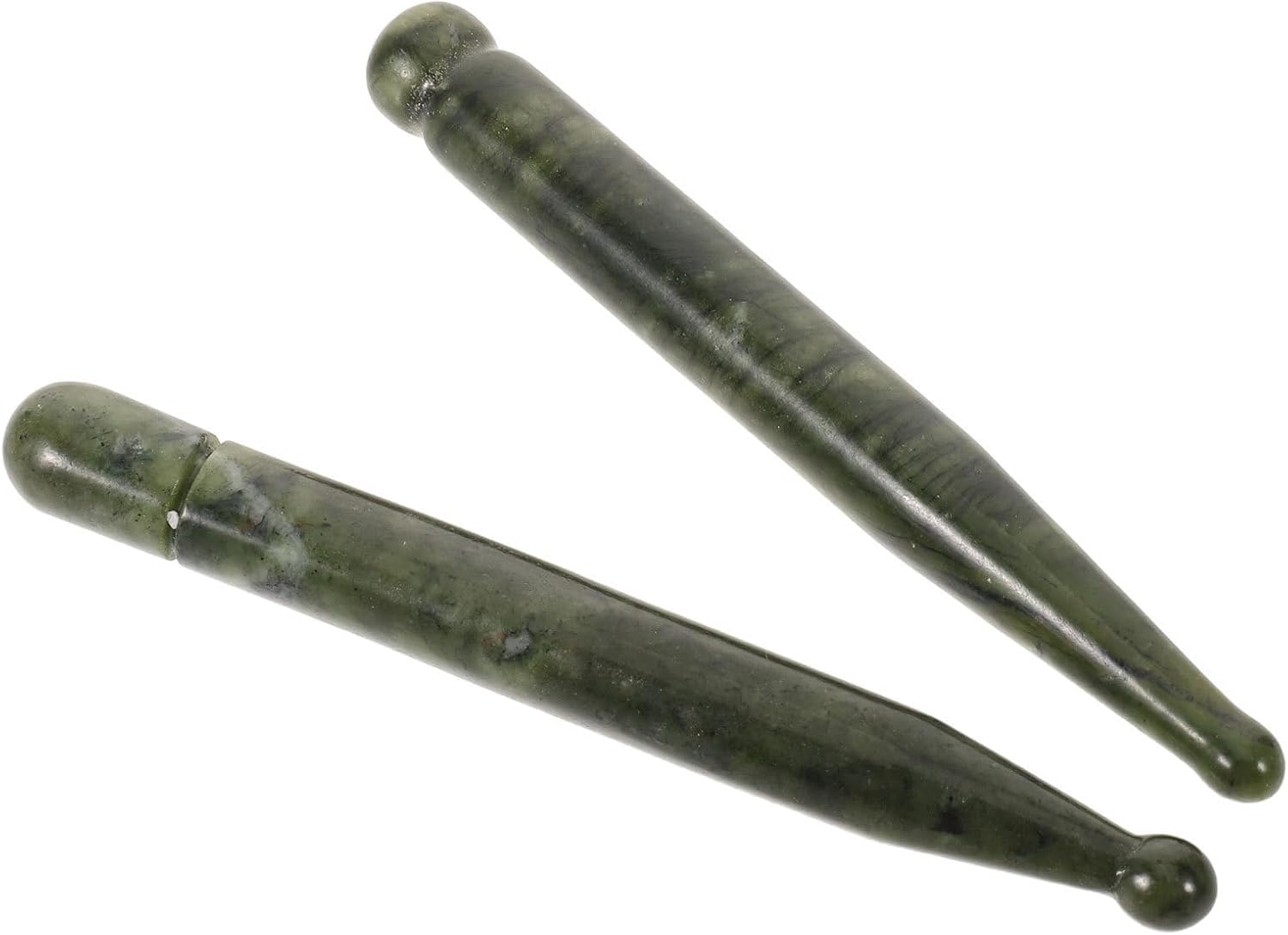 2pcs Jade Eye Massager Stick for Cheeks and Facial Gua Sha