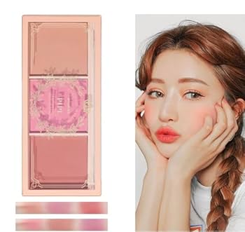 Amazon | 新制品 コスメ チーク/チーク/高発色/アイシャドウ/ 2