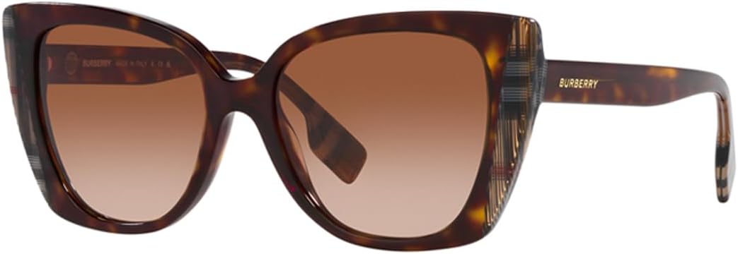 BURBERRY Sunglasses BE 4393 405313 Meryl Dark Havana/Check Brown
