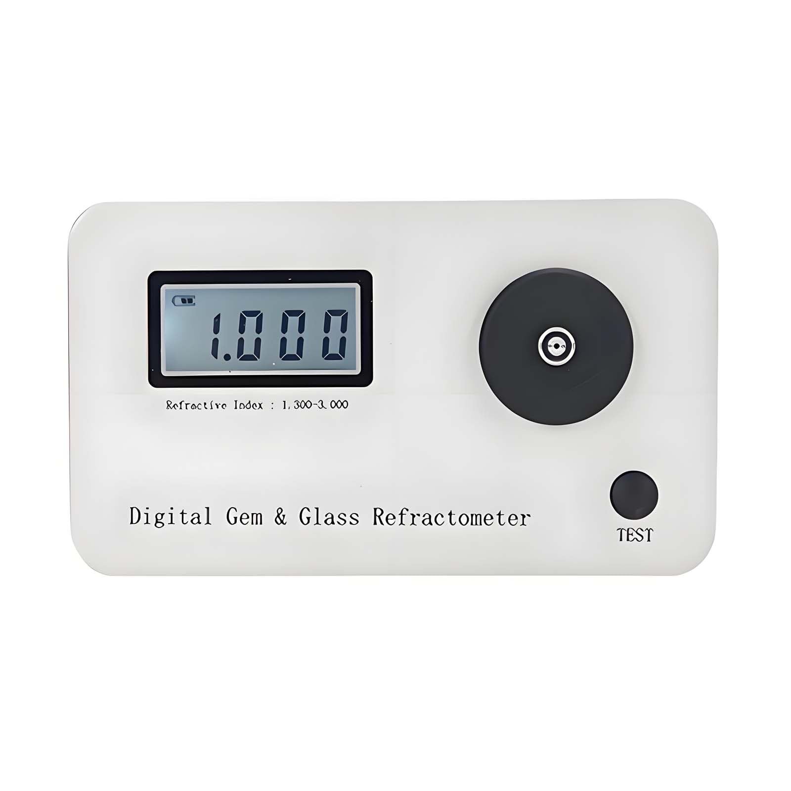 Gutygio Multicolor Professional Jewelry Tester Identification Tool,Digital Gemstone Refractometer,Refractive Index 1.300-3.000/Measurement Error: ±0.005/Accuracy: 0.001,For Jewelry, Jade, Crystal