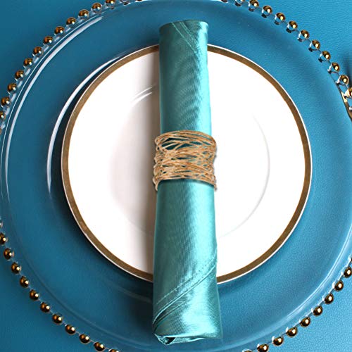6PCS Gold Napkin Rings Metal Napkin Buckle Holder Set 42 * 36 mm Dinner Table Decor for christmas Wedding FOROREH Art Serviette napkin ring - Image 6