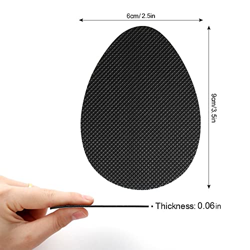 12PCS Non-Slip Shoe Pads for Bottom of Shoes, Premium Rubber Self Adhesive Anti-Slip Shoe Grips Stickers, High Heels Non-Skid Sole Protector2
