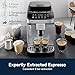 De'Longhi Magnifica Evo Automatic Espresso & Coffee Machine with Manual Milk Frother, Built-in Grinder & Auto-Clean Function - For Latte, Cappuccino, Americano, Iced Coffee, ECAM29043SB