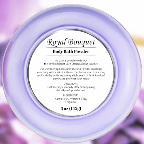 image for R-NEU 2 Pack Body Powder for Women with Powder Puff, 100% Talc-Free, E