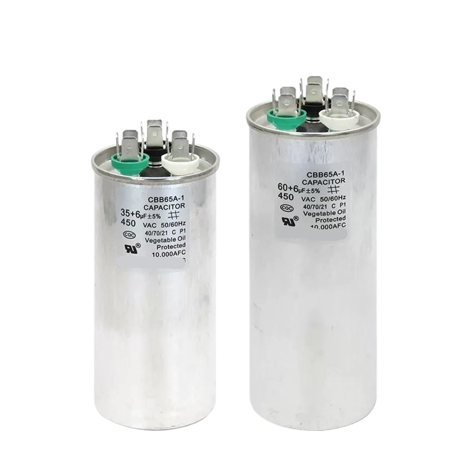 KSZHZYMGX 1PCS CBB65A-1 LG1P 1.5P capacitor 25+1.5UF 25+2UF 30+3UF 35+2.5UF capacitor(35UF 4UF)