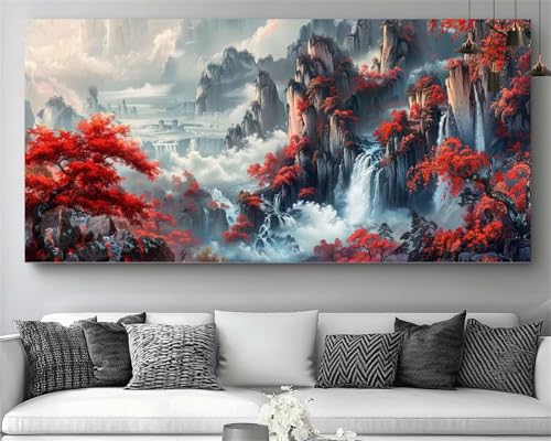 Diamond Painting Débutant Kit complet 50x150cm pour réussir facilement votre premier tableau strass