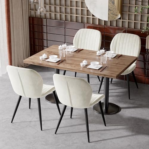 Dining Chairs Set of 4 Modern Velvet Dining Room Chairs Upholster...