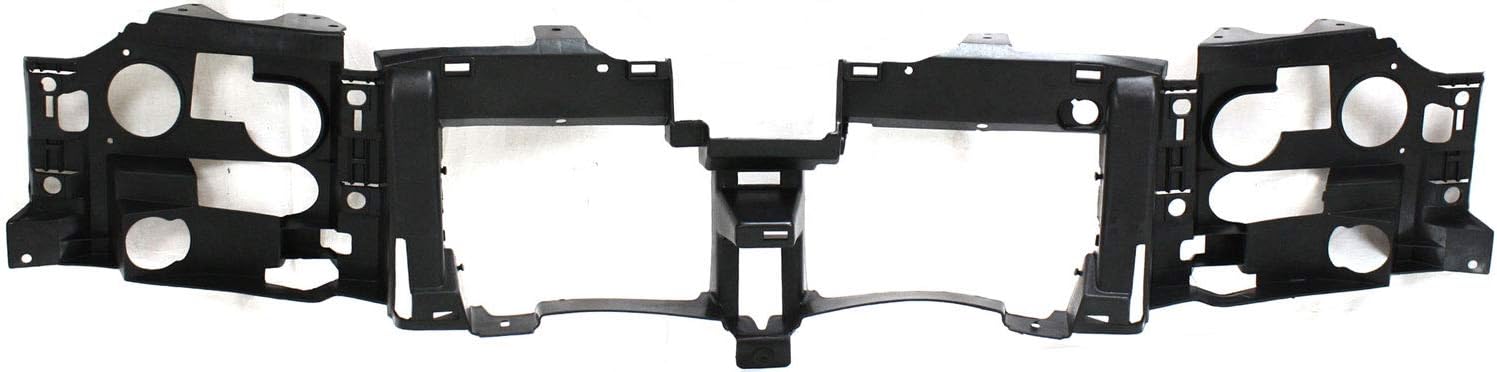 Garage-Pro Header Panel Compatible with CHEVROLET TRAILBLAZER 2002-2009 ABS Plastic Black - CAPA