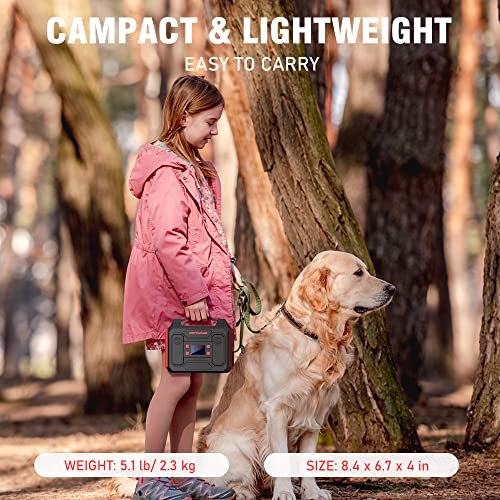 250W Portable Power Station with 40W Solar Panel, Solar Power Bank with AC Outlet, 67500mAh Solar Generator Outdoor for Tent Camping, RV Travel and Home Emergency - Image 6