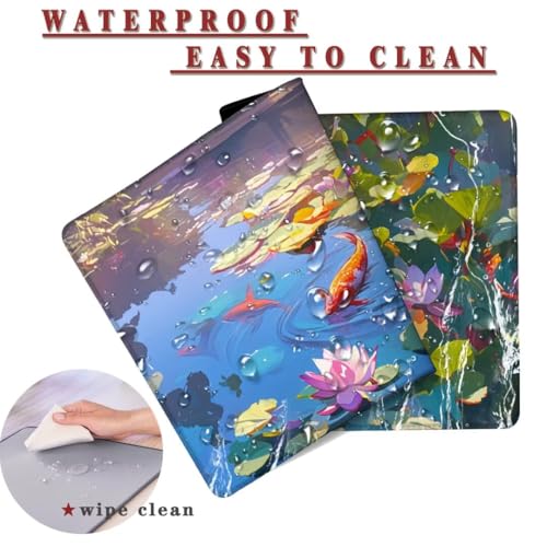 Tapis de souris gaming XL haute précision avec surface imperméable 4mm