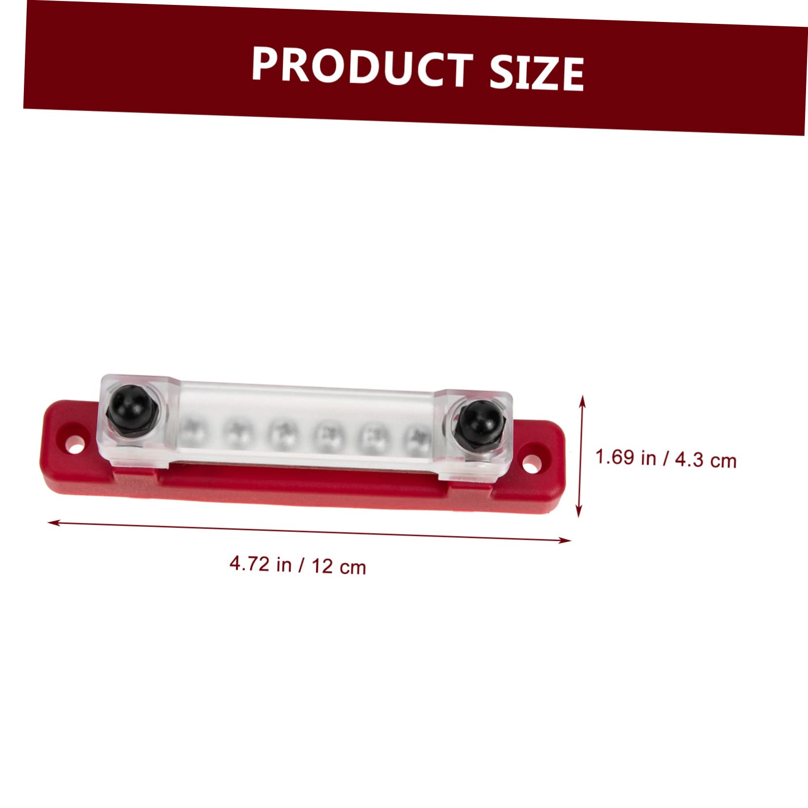 1set Morsettiera Terminale Bus Bar Elettrica Per Auto Barca e Camion Terminali Inclusi Design Professionale e Struttura Razionale Per Impianti Elettrici e Controllo Motori