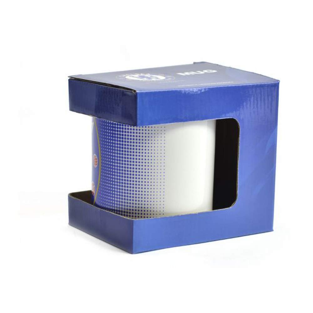 Chelsea FC - Taza diseño halftone (Tamaño Único) (Azul/Blanco)